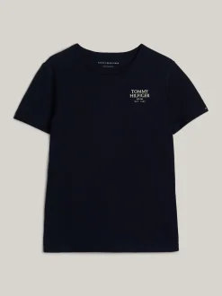 T-Shirty I Koszulki Polo*Tommy Hilfiger T-shirt Adaptive Z Logo DESERT SKY