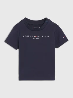 Dziewczynki|Chłopcy*Tommy Hilfiger T-shirt Essential Z Logo TWILIGHT NAVY