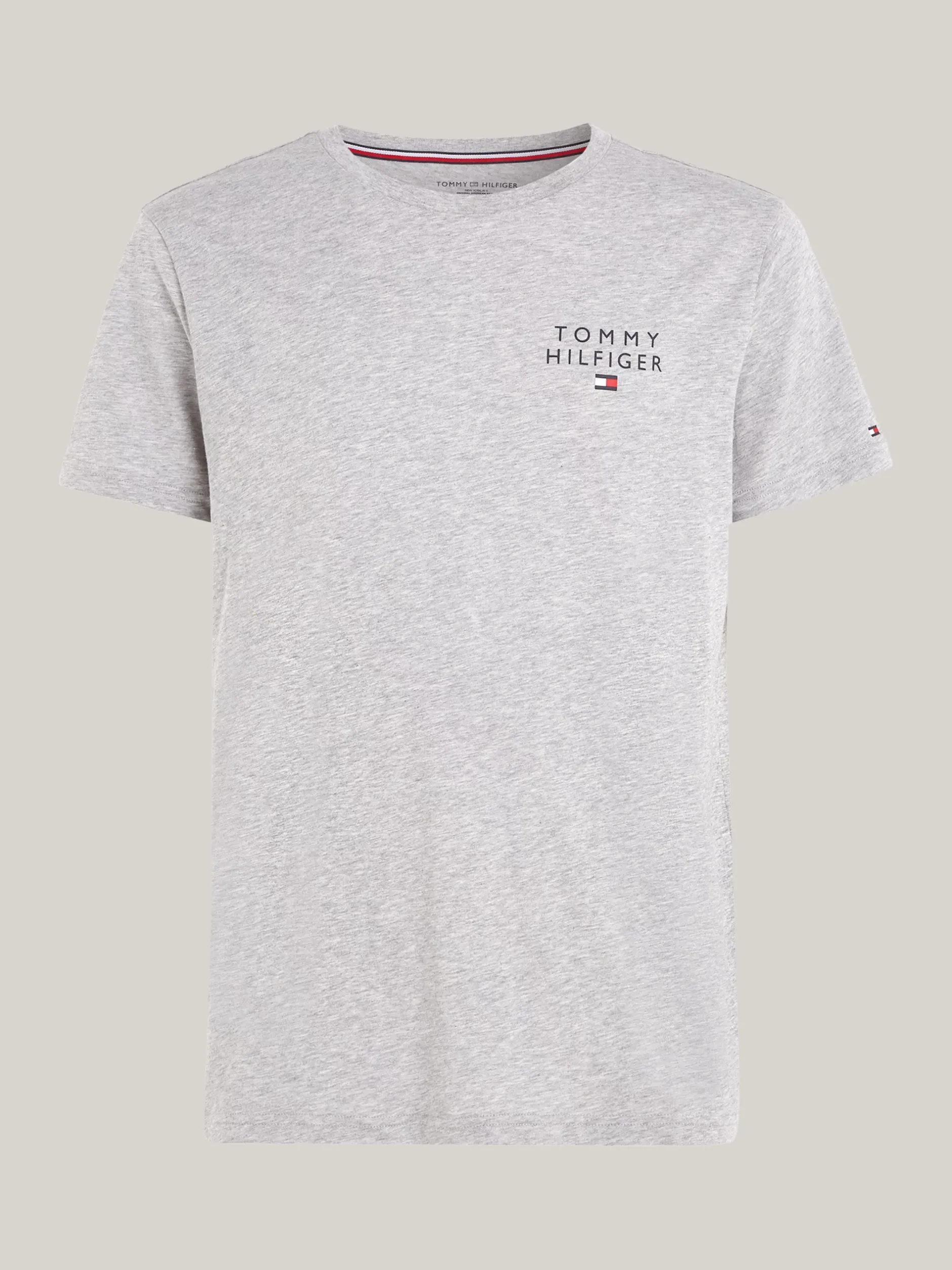 Stroje Domowe*Tommy Hilfiger T-shirt Lounge TH Original LIGHT GREY HEATHER