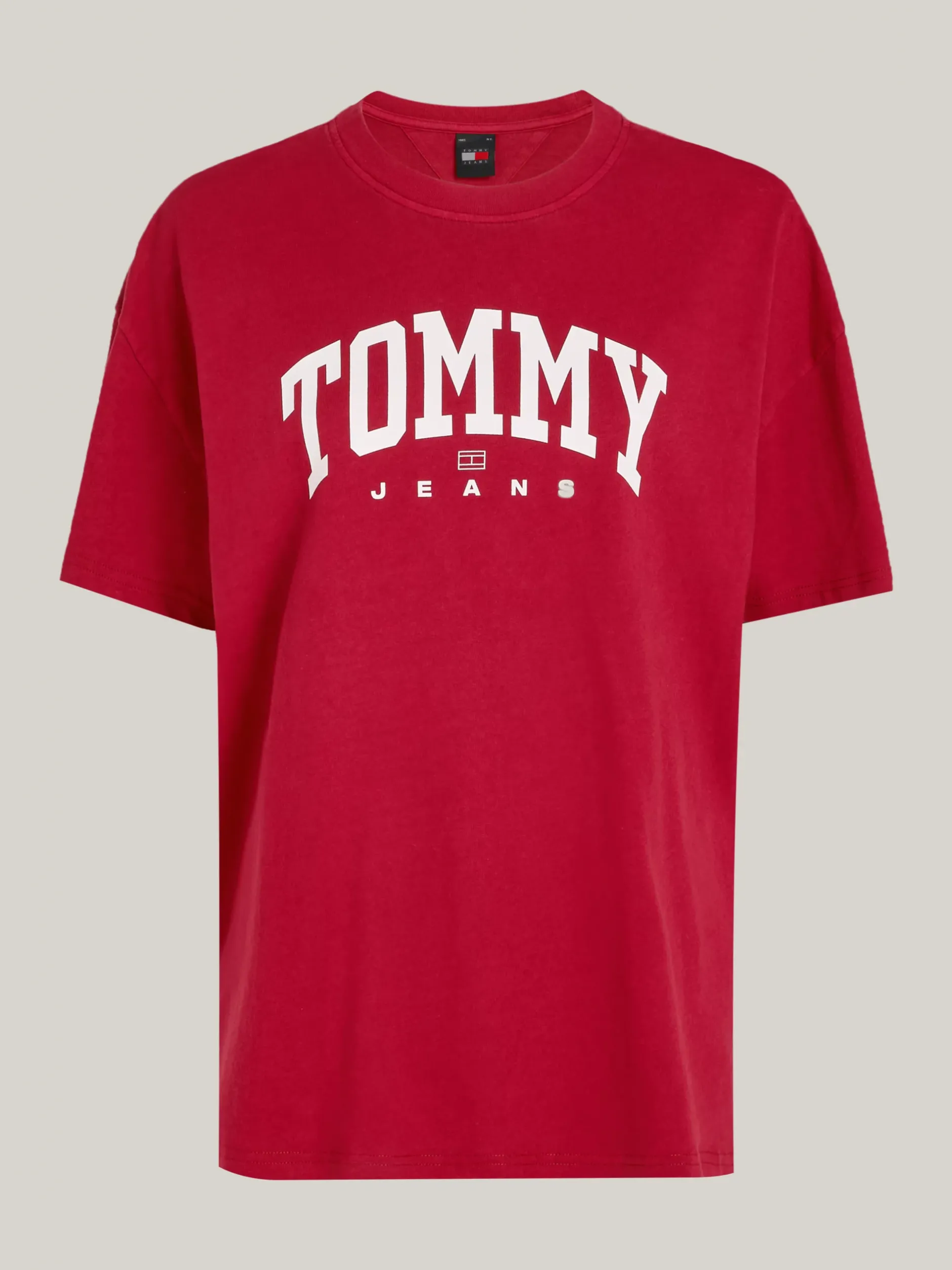 T-Shirty*Tommy Hilfiger T-shirt Oversize Z Logo W Stylu Varsity RED CARPET