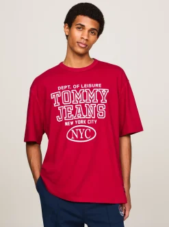 T-Shirty*Tommy Hilfiger T-shirt Prep Explorer O Kroju Oversize RED CARPET