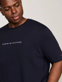 Stroje Domowe*Tommy Hilfiger T-shirt TH Original Plus Z Logo DESERT SKY