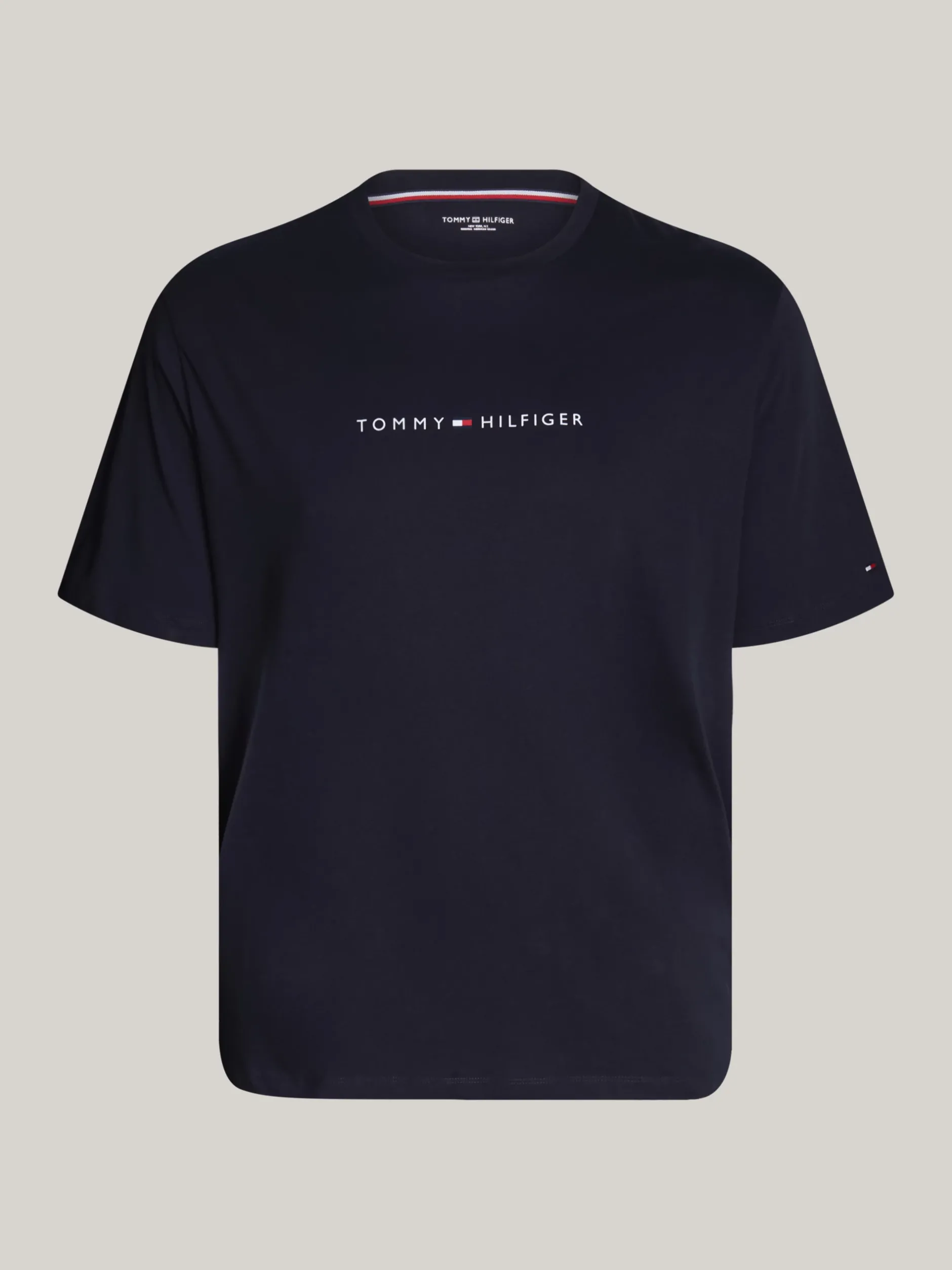 Stroje Domowe*Tommy Hilfiger T-shirt TH Original Plus Z Logo DESERT SKY