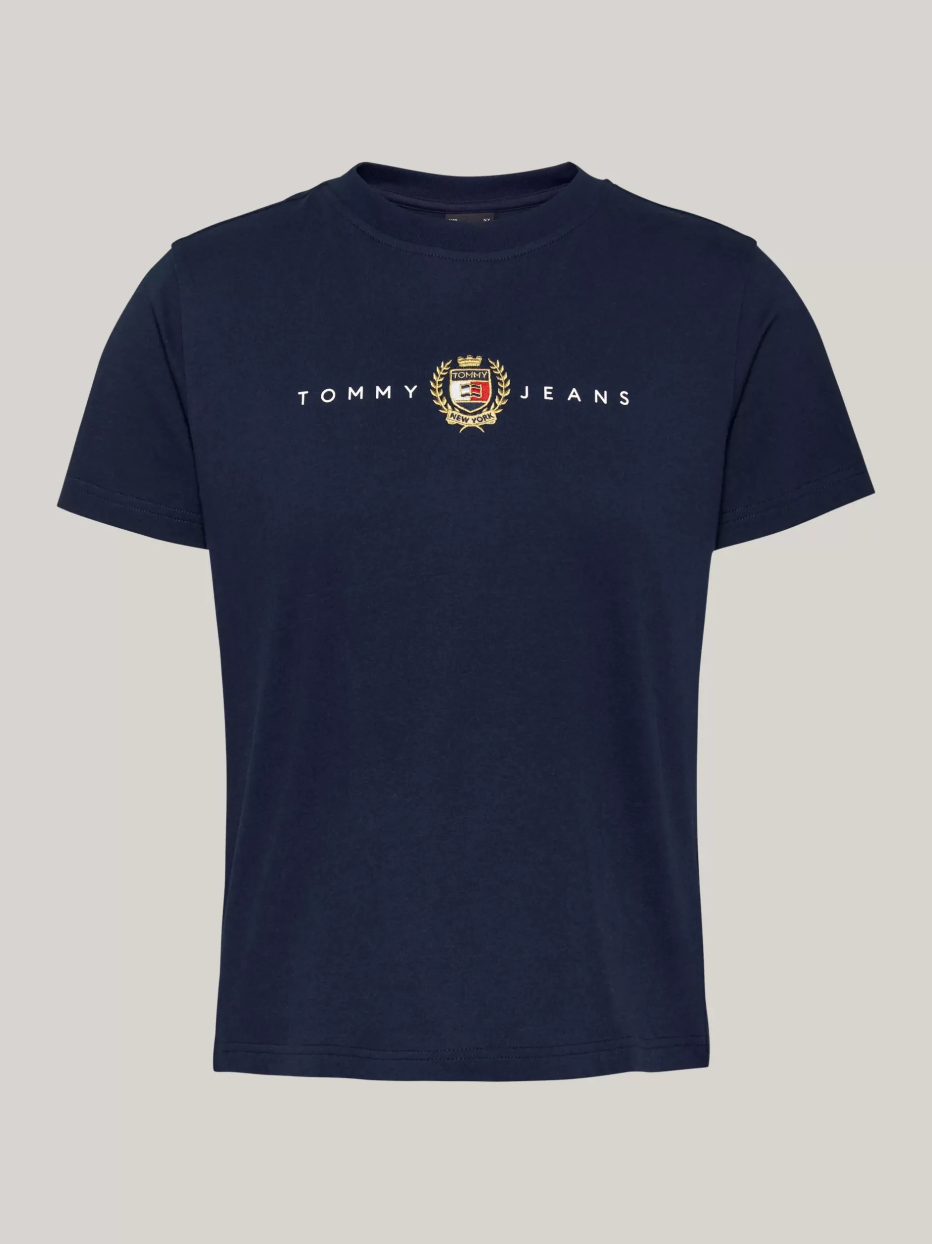 T-Shirty*Tommy Hilfiger T-shirt Varsity Z Okrągłym Dekoltem DARK NIGHT NAVY