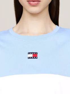 T-Shirty*Tommy Hilfiger T-shirt W Bloki Kolorów Z Naszywką WESTSIDE BLUE / MULTI