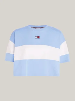 T-Shirty*Tommy Hilfiger T-shirt W Bloki Kolorów Z Naszywką WESTSIDE BLUE / MULTI