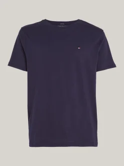 Stroje Domowe*Tommy Hilfiger T-shirt Z Bawełny NAVY BLAZER