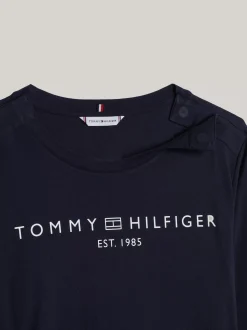 T-Shirty*Tommy Hilfiger T-shirt Z Długim Rękawem I Logo Adaptive DESERT SKY
