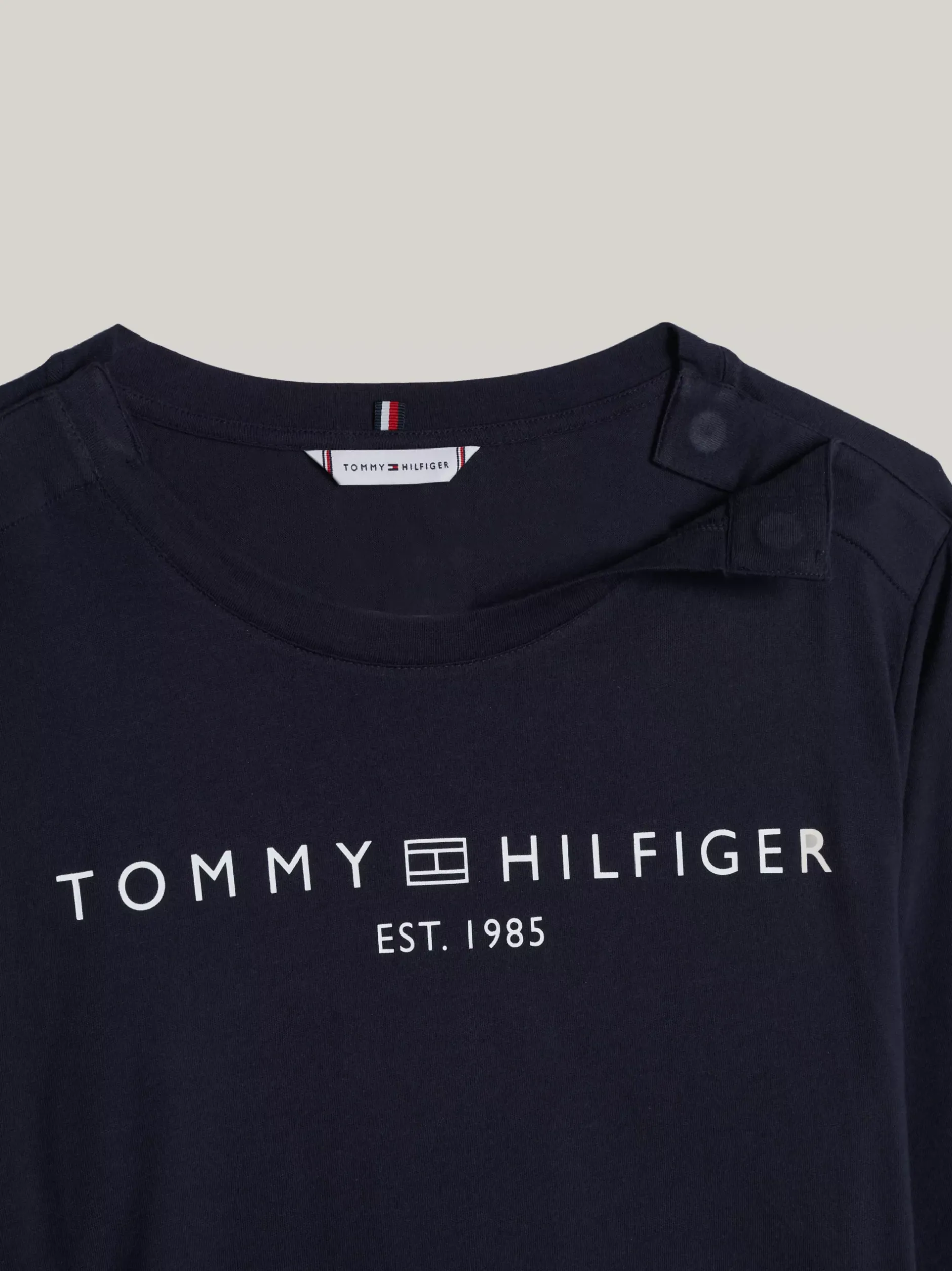 T-Shirty*Tommy Hilfiger T-shirt Z Długim Rękawem I Logo Adaptive DESERT SKY