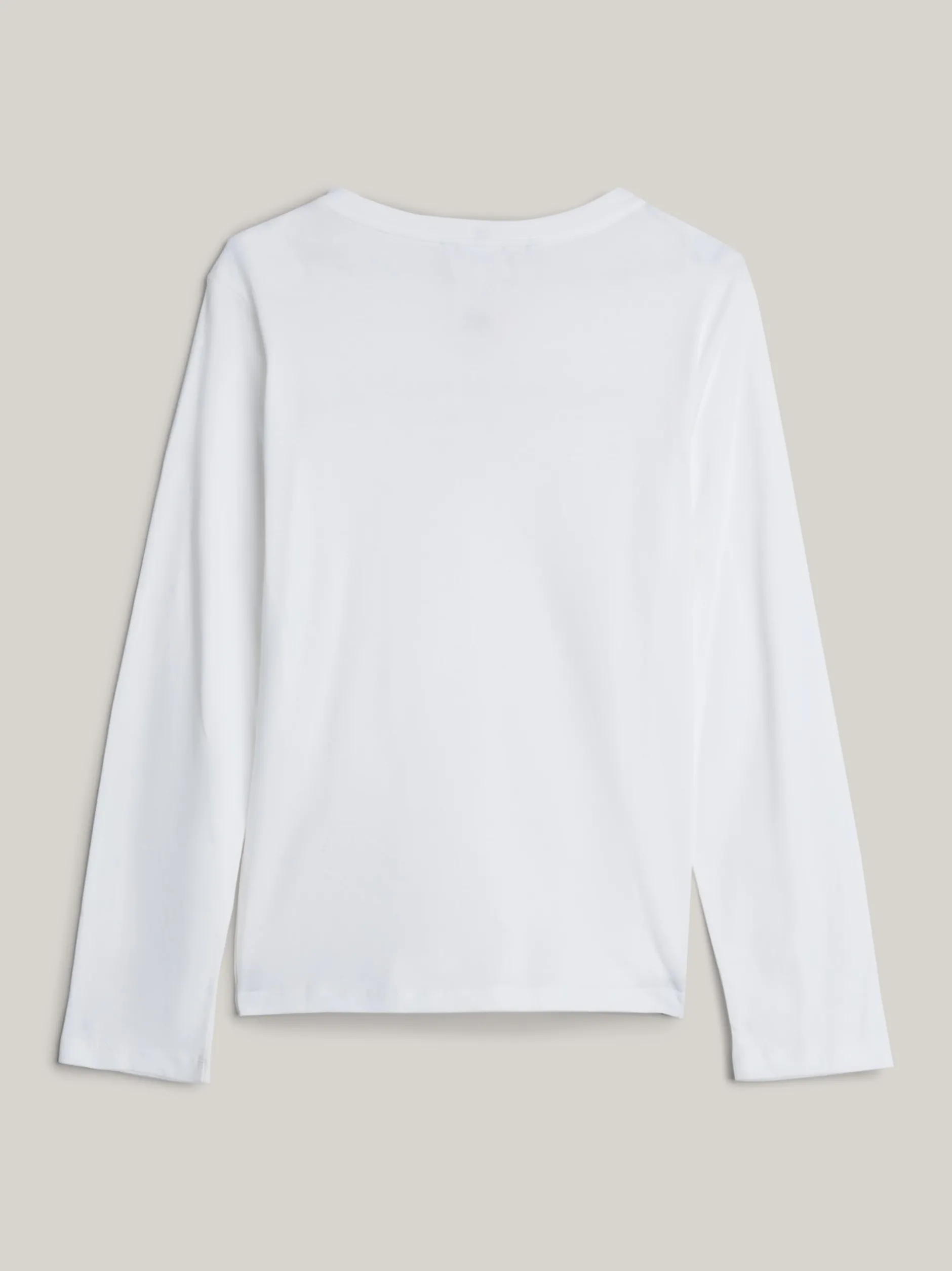 T-Shirty*Tommy Hilfiger T-shirt Z Długim Rękawem I Logo Adaptive TH OPTIC WHITE