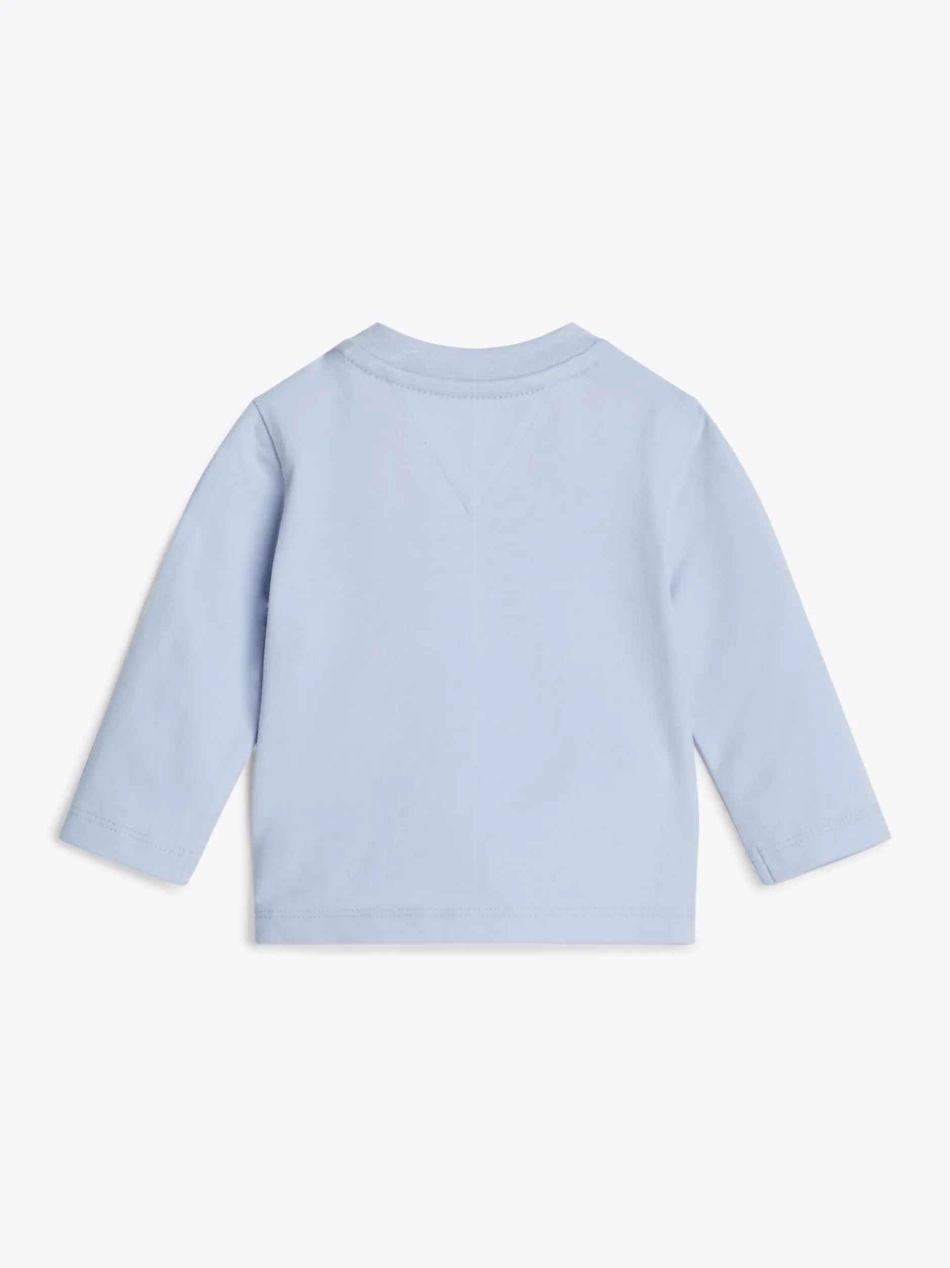 Dziewczynki|Chłopcy*Tommy Hilfiger T-shirt Z Długim Rękawem I Okrągłym Dekoltem BREEZY BLUE