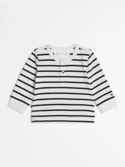 Dziewczynki|Chłopcy*Tommy Hilfiger T-shirt Z Długim Rękawem W Paski Bretońskie DESERT SKY STRIPE