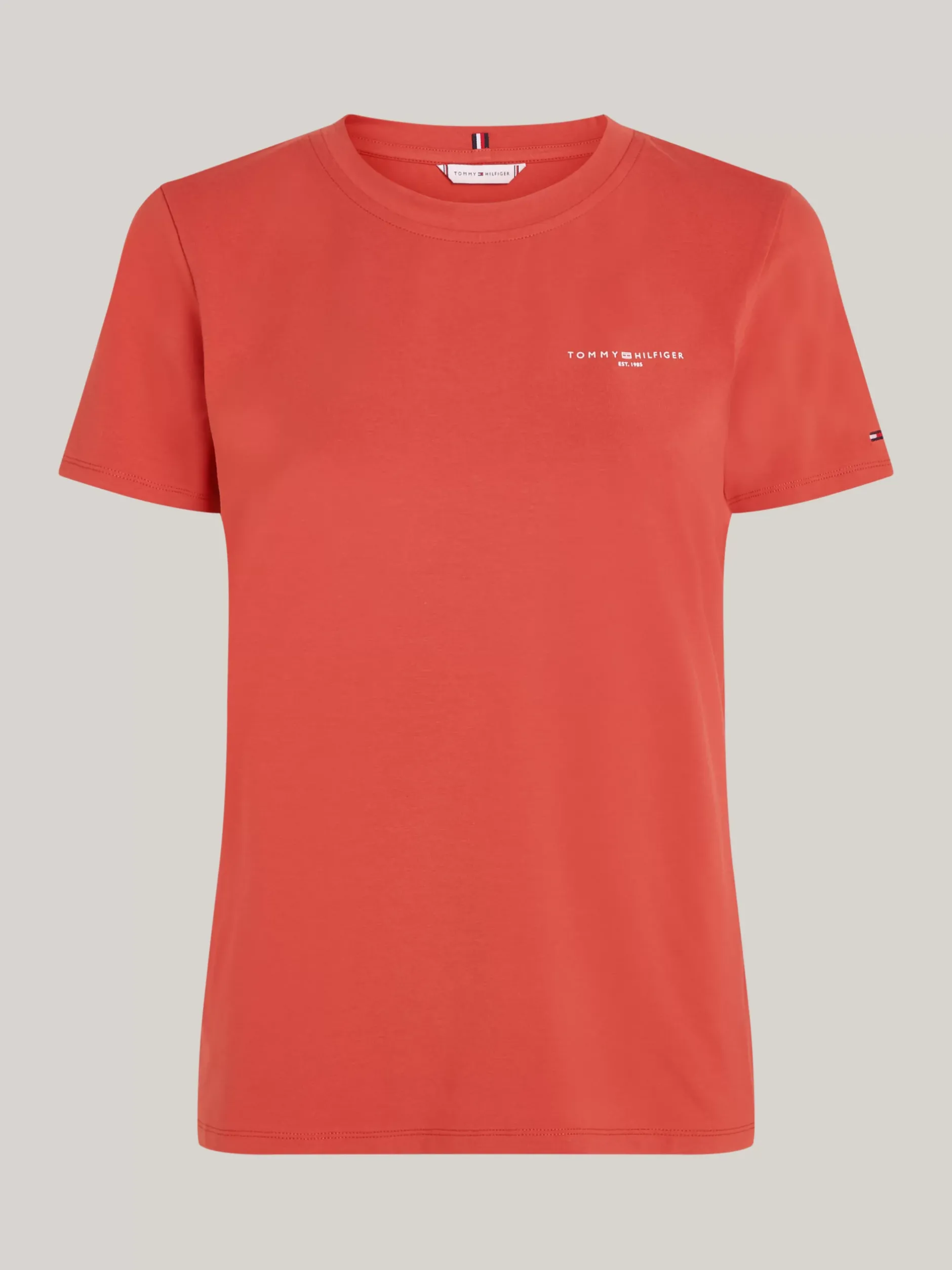 T-Shirty*Tommy Hilfiger T-shirt Z Logo 1985 Collection TERRA RED