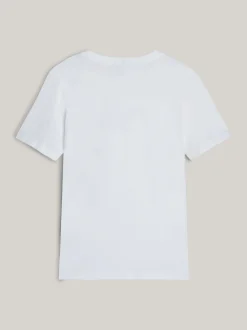 T-Shirty*Tommy Hilfiger T-shirt Z Logo Z Kolekcji Adaptive TH OPTIC WHITE