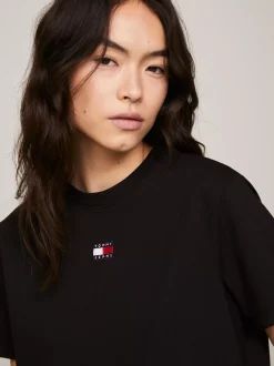 T-Shirty*Tommy Hilfiger T-shirt Z Okrągłym Dekoltem BLACK