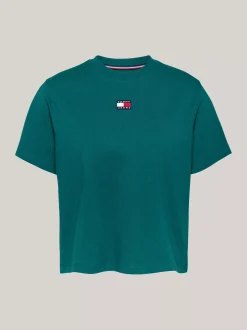 T-Shirty*Tommy Hilfiger T-shirt Z Okrągłym Dekoltem DEEP SEAWATER