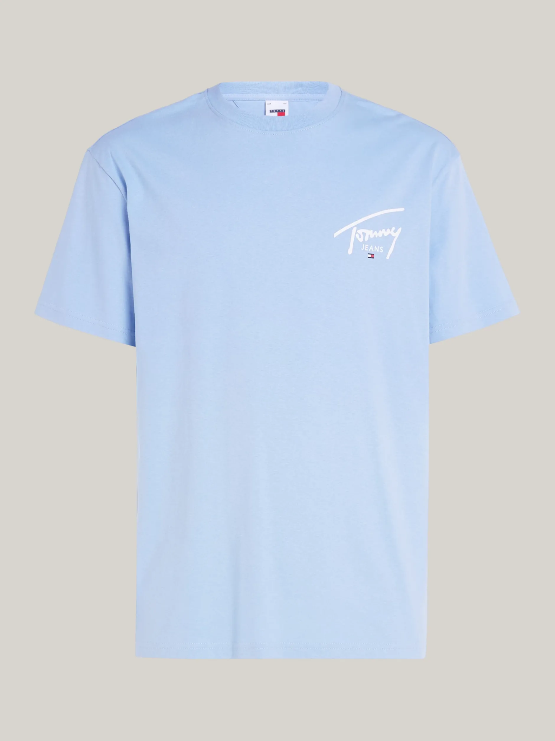 T-Shirty*Tommy Hilfiger T-shirt Z Okrągłym Dekoltem I Logo WESTSIDE BLUE