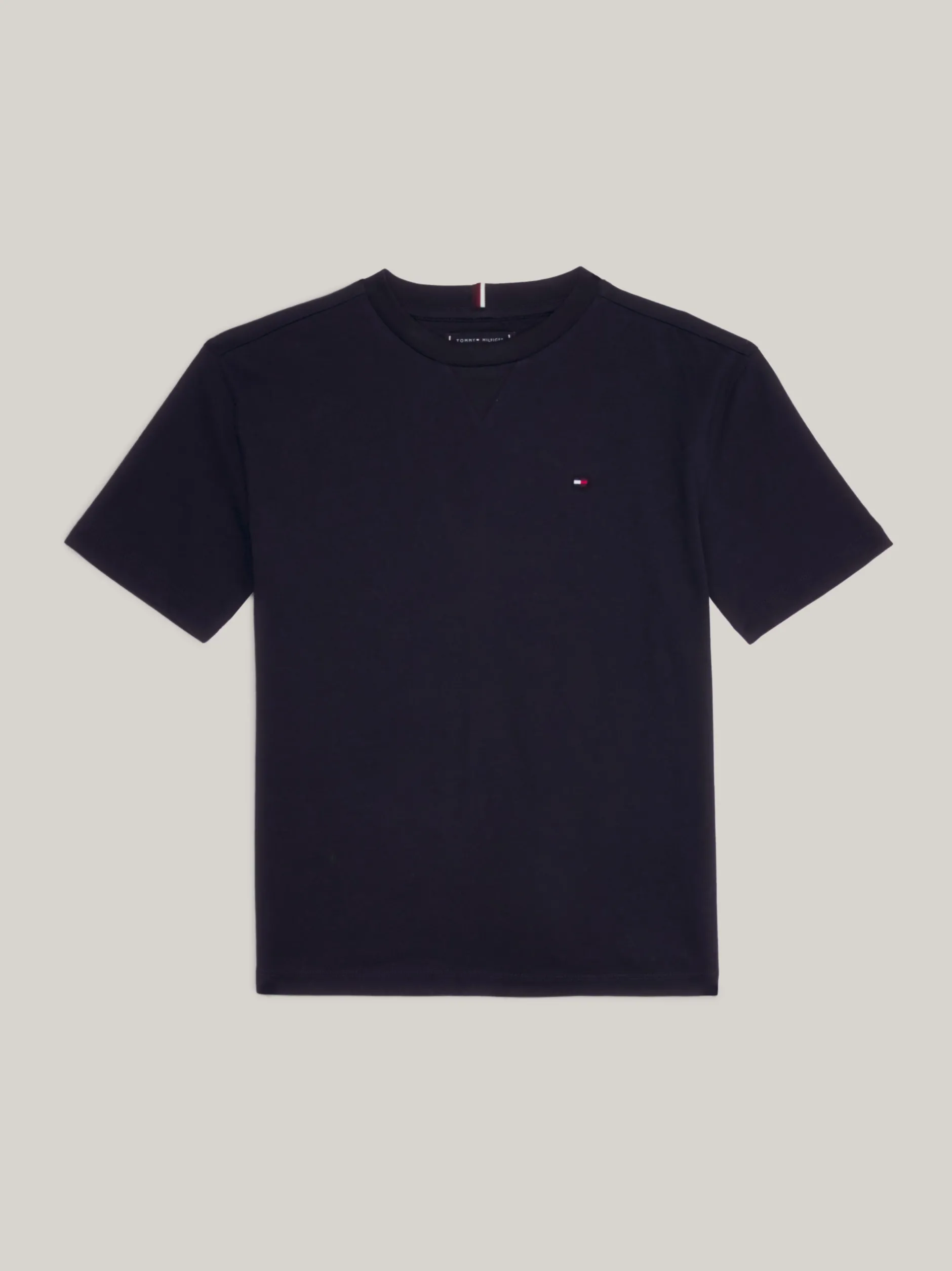 T-Shirty I Koszulki Polo*Tommy Hilfiger T-shirt Z Okrągłym Dekoltem I Haftem Z Flagą DESERT SKY