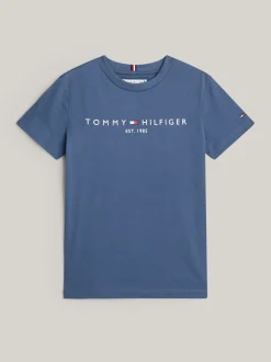 Topy I T-Shirty|T-Shirty I Koszulki Polo*Tommy Hilfiger T-shirt Z Okrągłym Dekoltem Z Logo AEGEAN SEA
