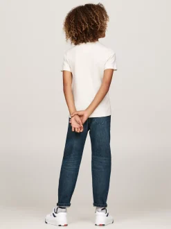 Topy I T-Shirty|T-Shirty I Koszulki Polo*Tommy Hilfiger T-shirt Z Okrągłym Dekoltem Z Logo CALICO HEATHER