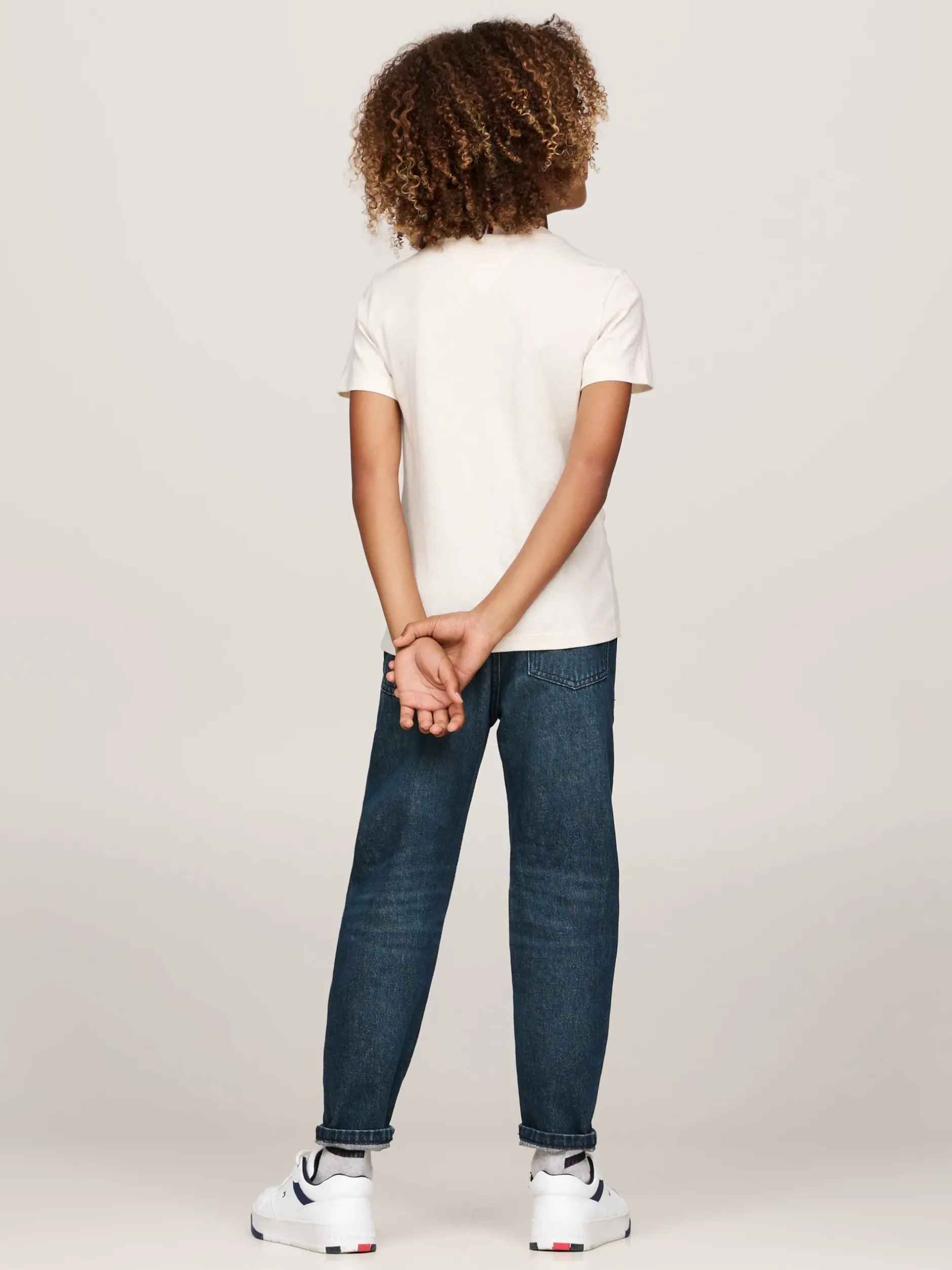 Topy I T-Shirty|T-Shirty I Koszulki Polo*Tommy Hilfiger T-shirt Z Okrągłym Dekoltem Z Logo CALICO HEATHER