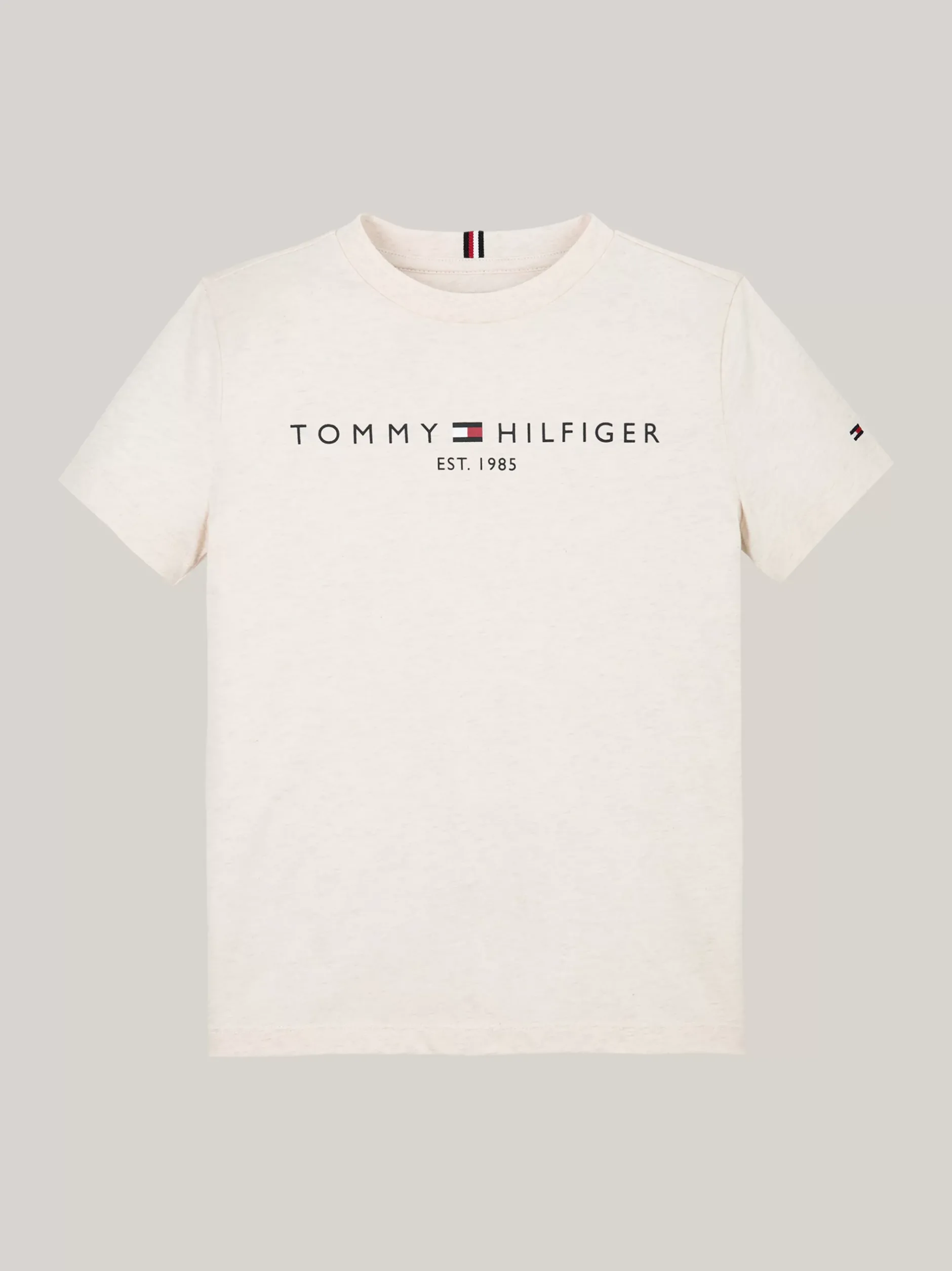 Topy I T-Shirty|T-Shirty I Koszulki Polo*Tommy Hilfiger T-shirt Z Okrągłym Dekoltem Z Logo CALICO HEATHER
