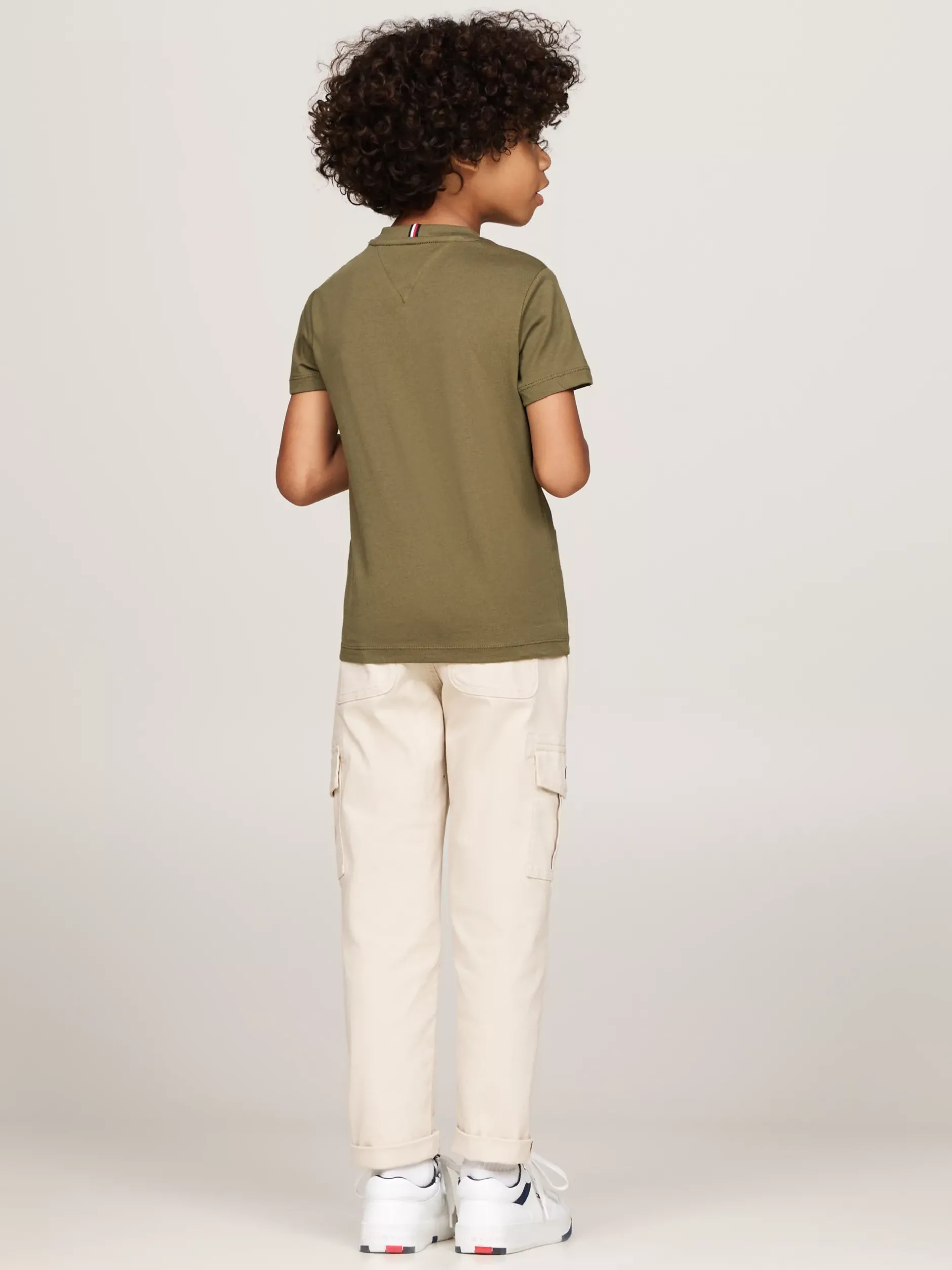 Topy I T-Shirty|T-Shirty I Koszulki Polo*Tommy Hilfiger T-shirt Z Okrągłym Dekoltem Z Logo UTILITY OLIVE