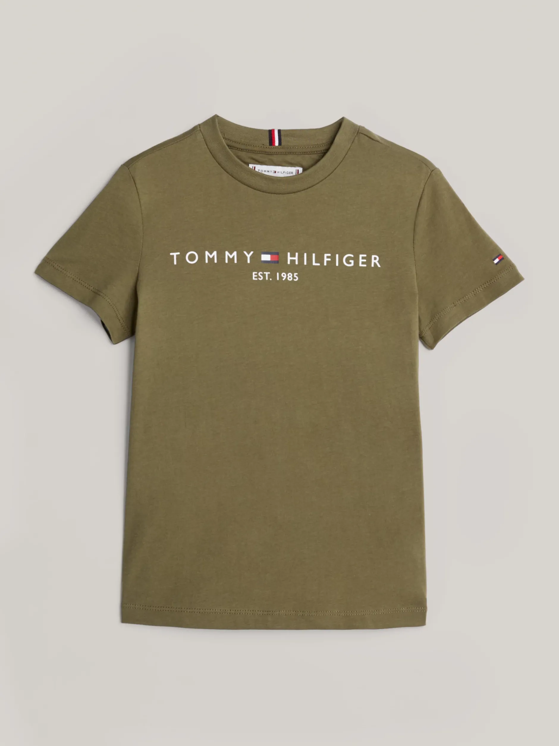 Topy I T-Shirty|T-Shirty I Koszulki Polo*Tommy Hilfiger T-shirt Z Okrągłym Dekoltem Z Logo UTILITY OLIVE