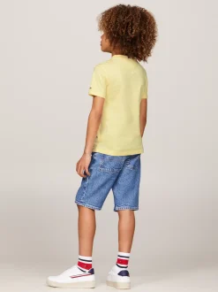 Topy I T-Shirty|T-Shirty I Koszulki Polo*Tommy Hilfiger T-shirt Z Okrągłym Dekoltem Z Logo LEMON ZEST