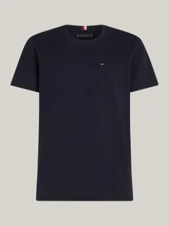 T-Shirty*Tommy Hilfiger T-shirt Z Okrągłym Dekoltem Z Kolekcji Plus DESERT SKY