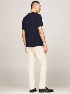 T-Shirty*Tommy Hilfiger T-shirt Z Paskiem I Logo Hilfiger DESERT SKY