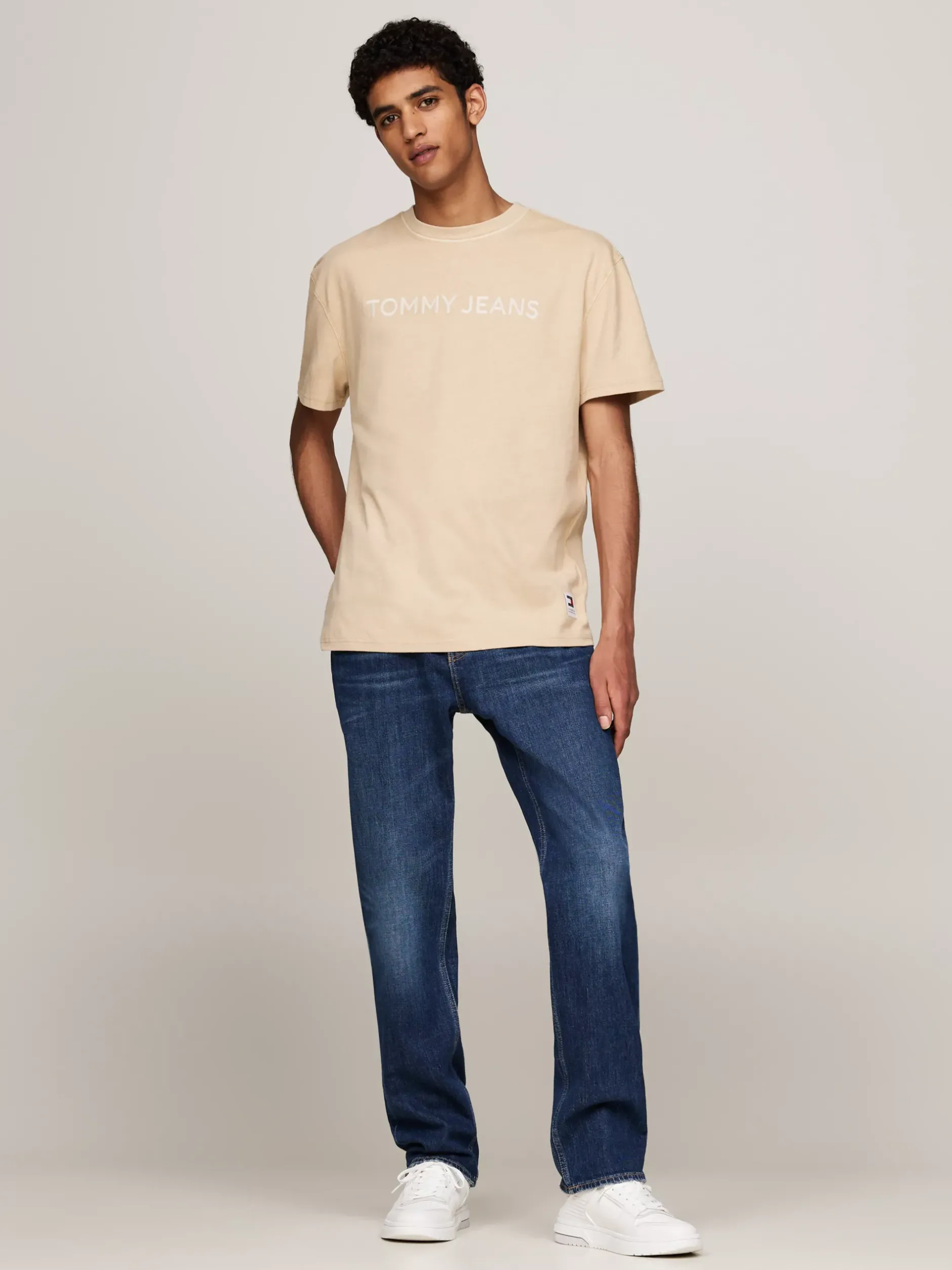 T-Shirty*Tommy Hilfiger T-shirt Z Wyhaftowanym Logo GENTLE GOLD