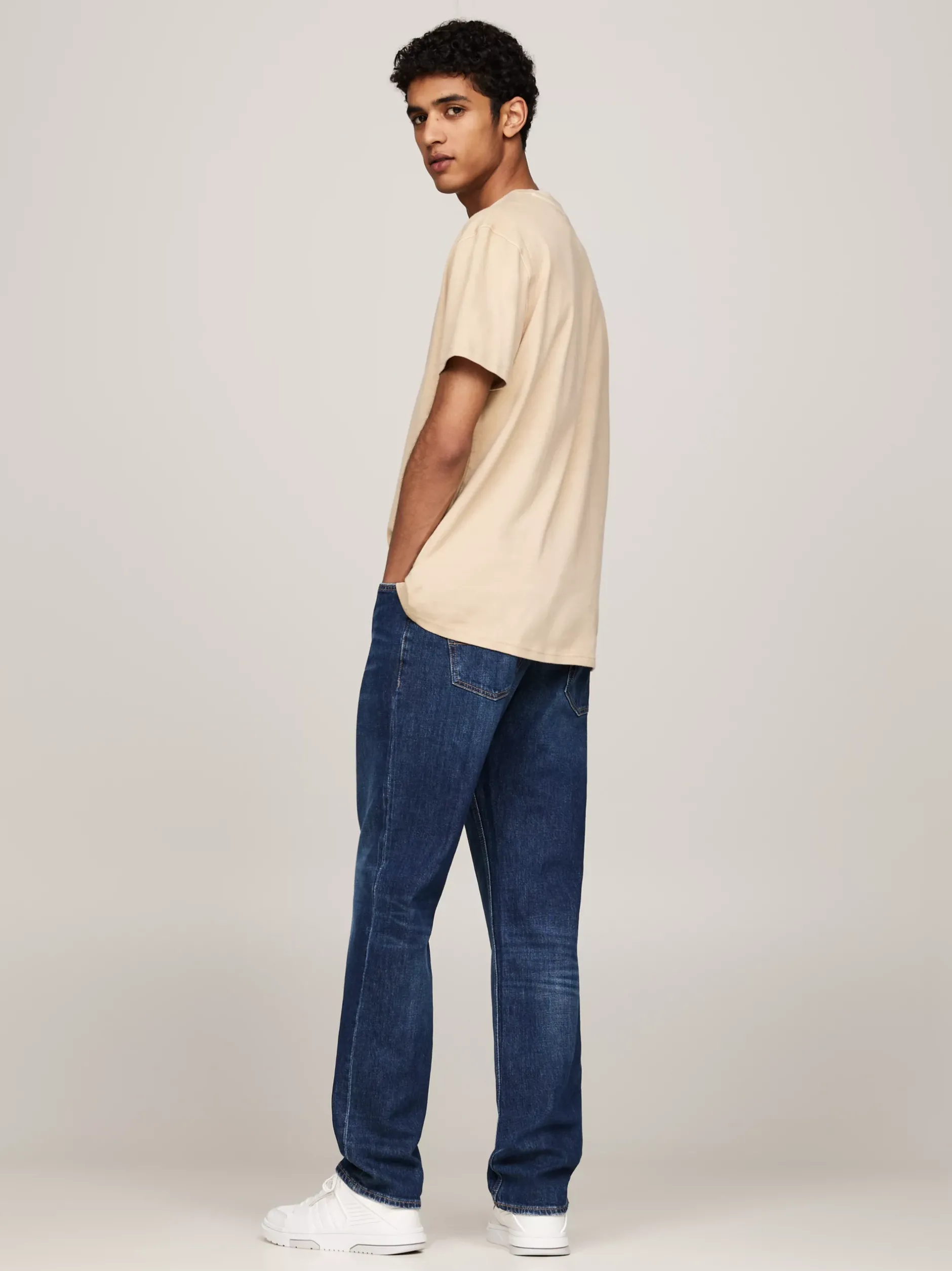 T-Shirty*Tommy Hilfiger T-shirt Z Wyhaftowanym Logo GENTLE GOLD