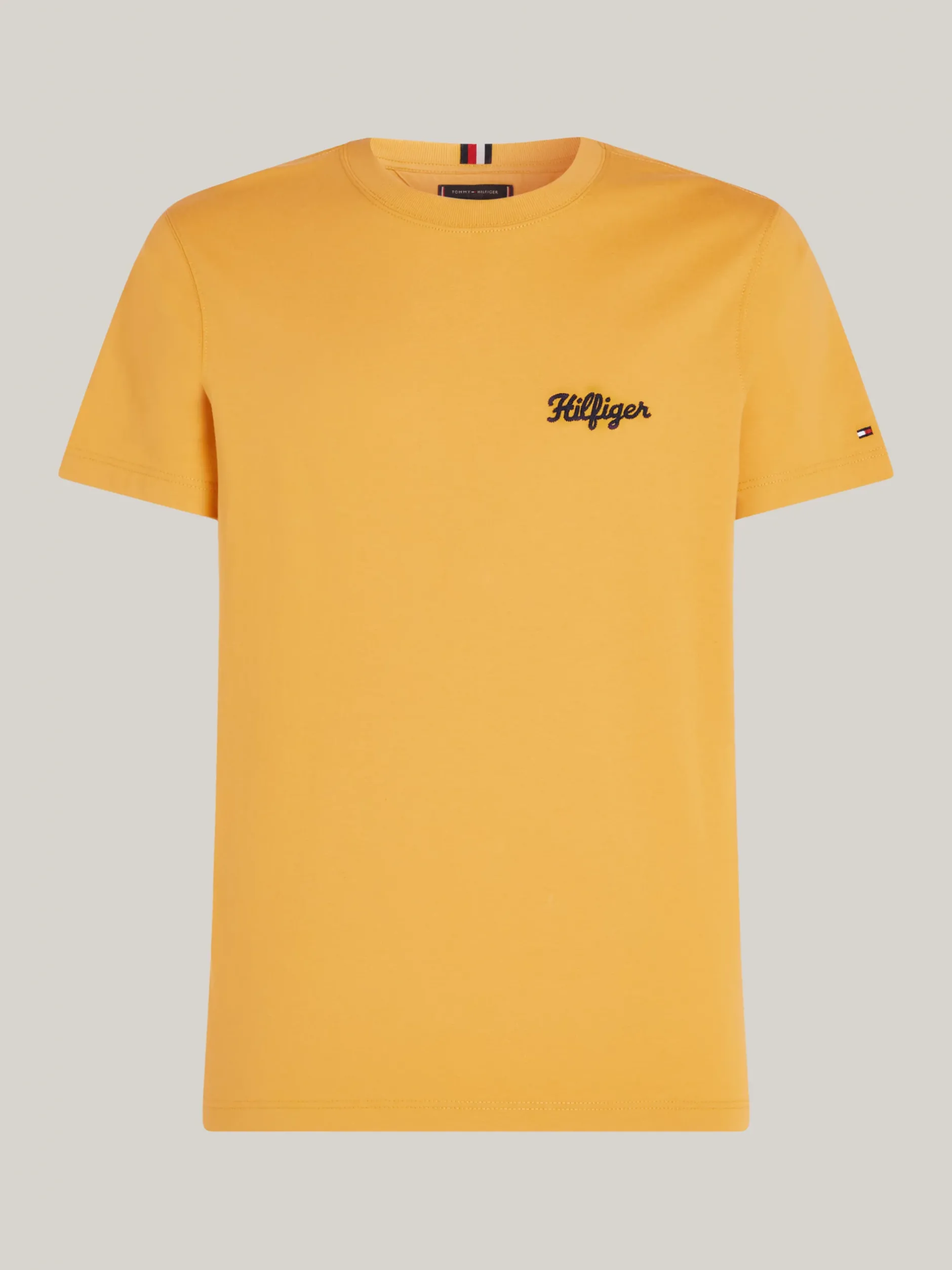 T-Shirty*Tommy Hilfiger T-shirt Z Wyhaftowanym Logo CITY YELLOW