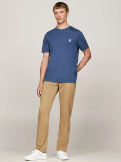 T-Shirty*Tommy Hilfiger T-shirt Z Wyszywanym Monogramem TH AEGEAN SEA