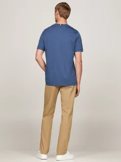 T-Shirty*Tommy Hilfiger T-shirt Z Wyszywanym Monogramem TH AEGEAN SEA