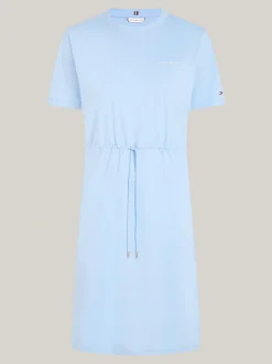 Sukienki*Tommy Hilfiger T-shirtowa Sukienka Mini 1985 Collection VESSEL BLUE