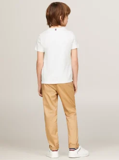 T-Shirty I Koszulki Polo*Tommy Hilfiger Uniwersalny T-shirt Z Bawełny Organicznej BRIGHT WHITE