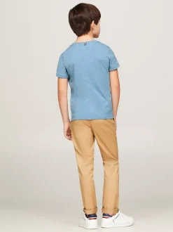 T-Shirty I Koszulki Polo*Tommy Hilfiger Uniwersalny T-shirt Z Bawełny Organicznej DARK ALLURE HEATHER