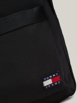 Plecaki*Tommy Hilfiger Usztywniany Plecak Essential Z Logo BLACK