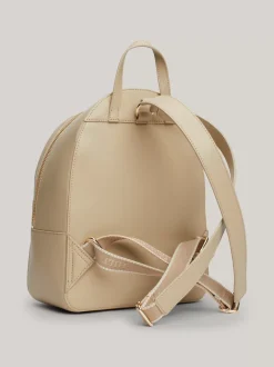 Plecaki*Tommy Hilfiger Usztywniany Plecak Hilfiger Monotype BEIGE