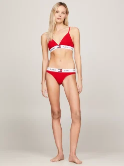 Biustonosze|Bielizna*Tommy Hilfiger Usztywniony Biustonosz Typu Bralette Heritage DEEP CRIMSON