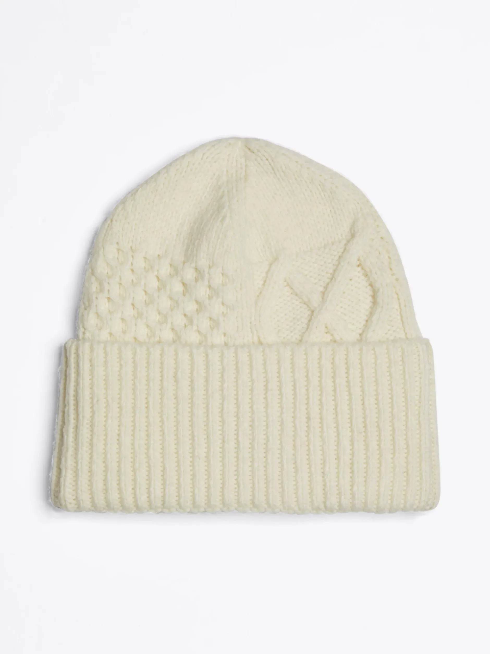 Czapki|Czapki I Szaliki*Tommy Hilfiger Wełniana Czapka Typu Beanie Z Flagą Hilfiger IVORY