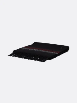 Czapki I Szaliki*Tommy Hilfiger Wełniany Szalik Corporate BLACK