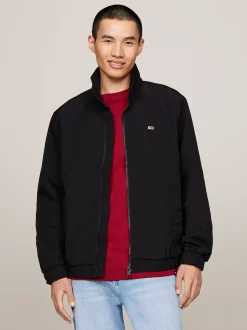 Kurtki & Płaszcze*Tommy Hilfiger Wiatrówka Essential O Luźnym Kroju BLACK