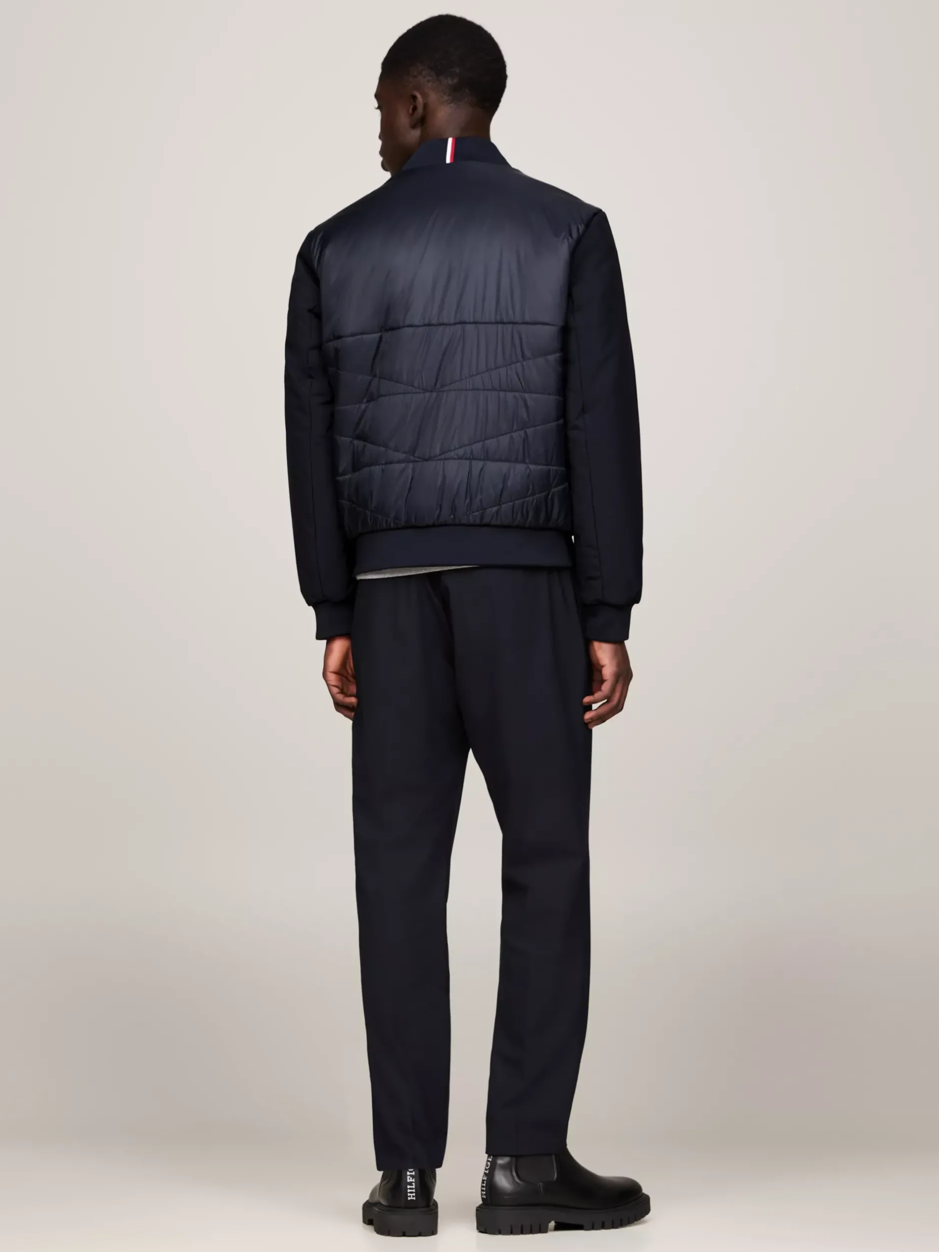 Kurtki & Płaszcze|Bomberki*Tommy Hilfiger Wodoodporna Termiczna Kurtka Bomber DESERT SKY