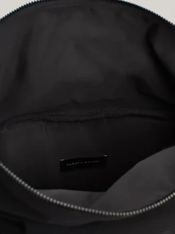 Plecaki*Tommy Hilfiger Wodoodporny Plecak Ze Zwijaną Górą BLACK
