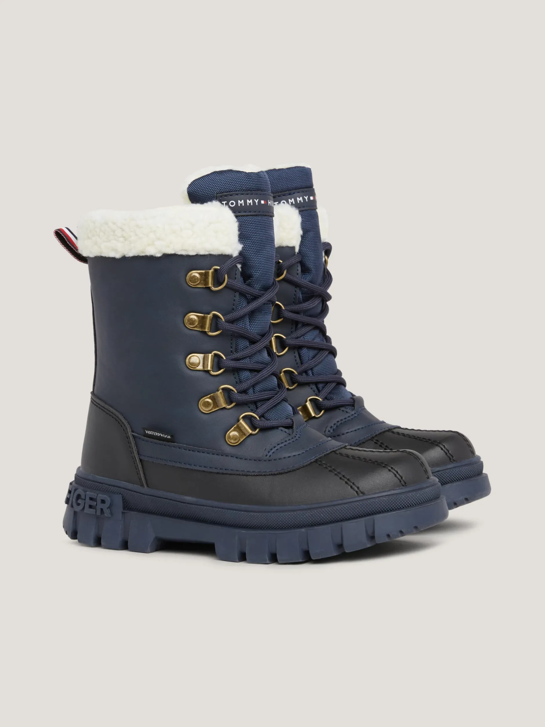Obuwie I Akcesoria*Tommy Hilfiger Wodoszczelne Buty Na Podeszwie Z Protektorem BLUE