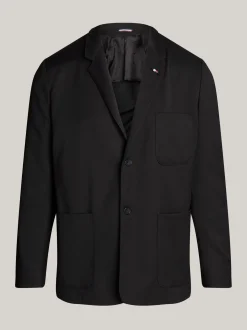 Garnitury I Kostiumy|Marynarki*Tommy Hilfiger Wąska Marynarka Z Naszywanymi Kieszeniami BLACK