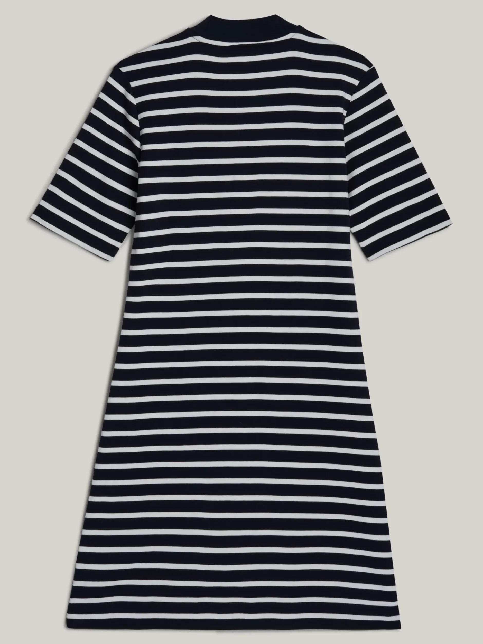 Sukienki*Tommy Hilfiger Wąska Sukienka Adaptive Z Półgolfem BRETON DESERT SKY/ECRU